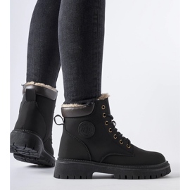 Black insulated Medole boots 1