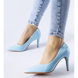 Blue pointy Agrate stilettos 1