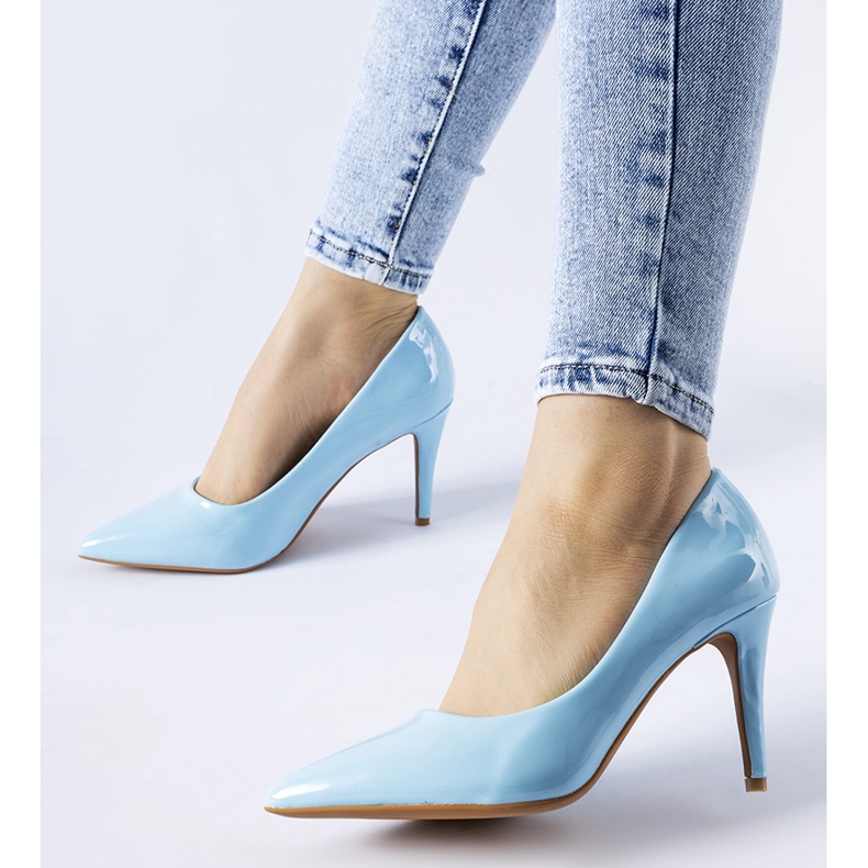 Blue pointy Agrate stilettos 1