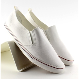 Black sneakers slipon BL88P White 1
