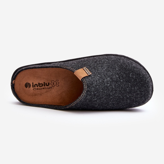 Inblu Men's Preventive Slippers, Dark Gray SI000001 grey 2 Inblu Men's Preventive Slippers, Dark Gray SI000001 grey 2