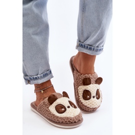 Warm Women's Slippers Brown Priseth 2