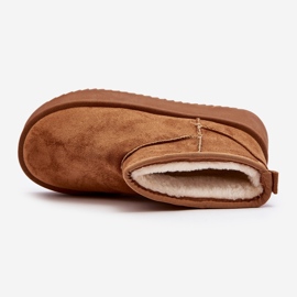 Women's Snow Boots With a Thick Sole Camel Caliksa brown 2