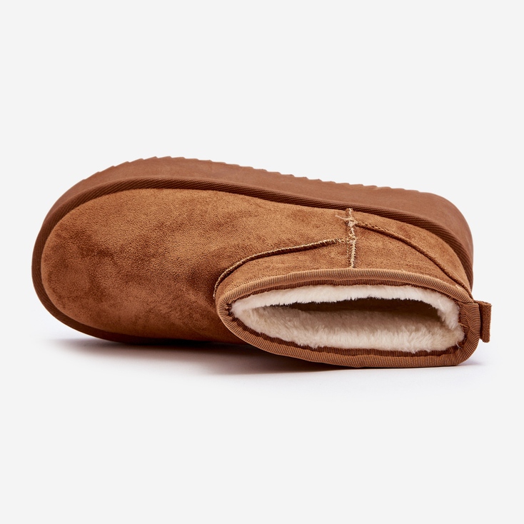 Women's Snow Boots With a Thick Sole Camel Caliksa brown 2