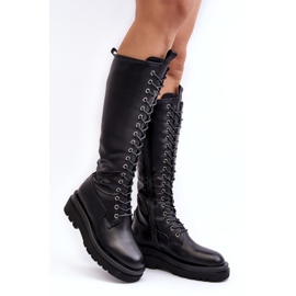 Women's Over-the-Knee Insulated Over-The-Knee Boots, Black Lliclies 1