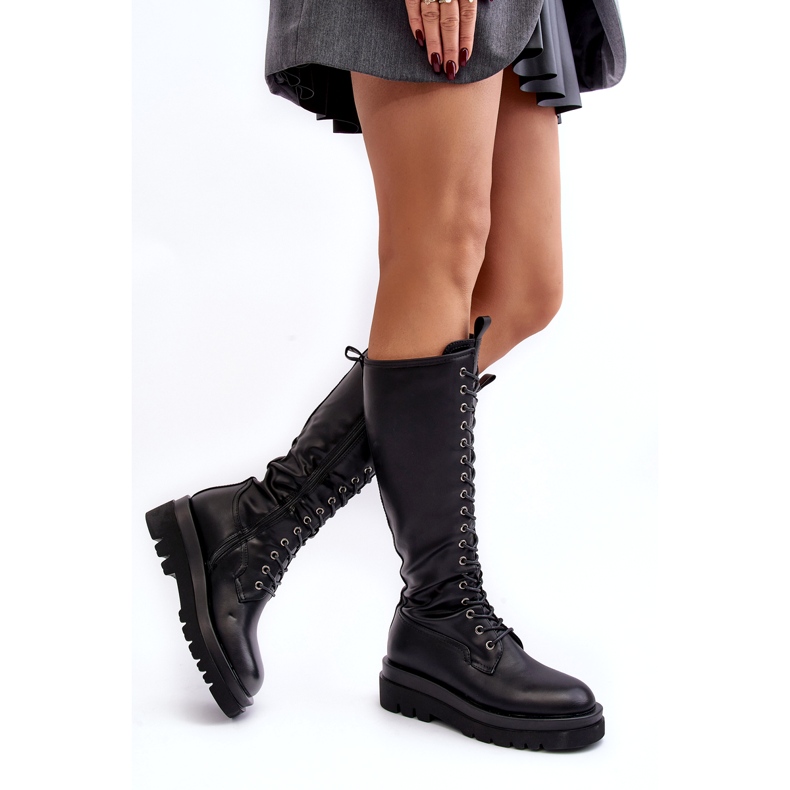 Women's Over-the-Knee Insulated Over-The-Knee Boots, Black Lliclies 4
