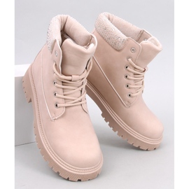 Leode Beige women's insulated boots 1