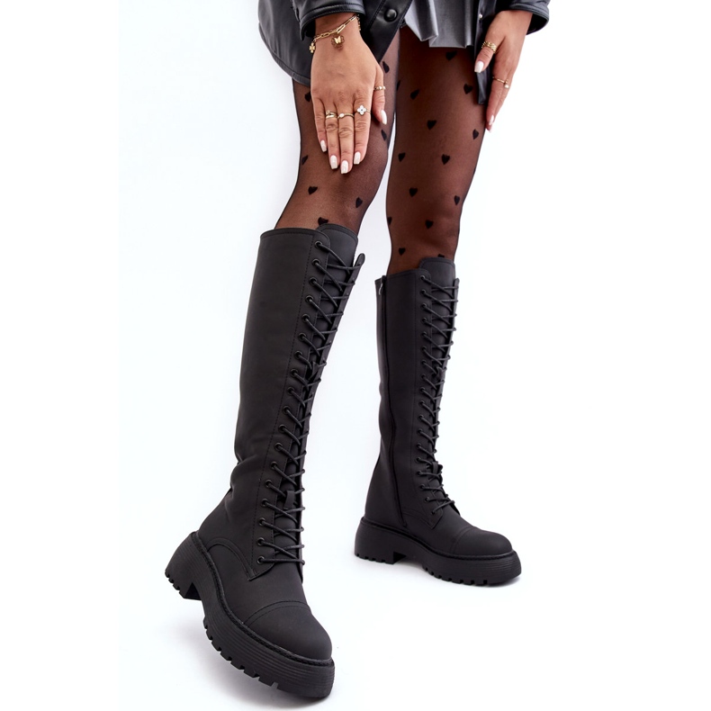 Seastar Black Bergdis Lace-up, Insulated Over-the-Knee Over-the-Knee Boots 2