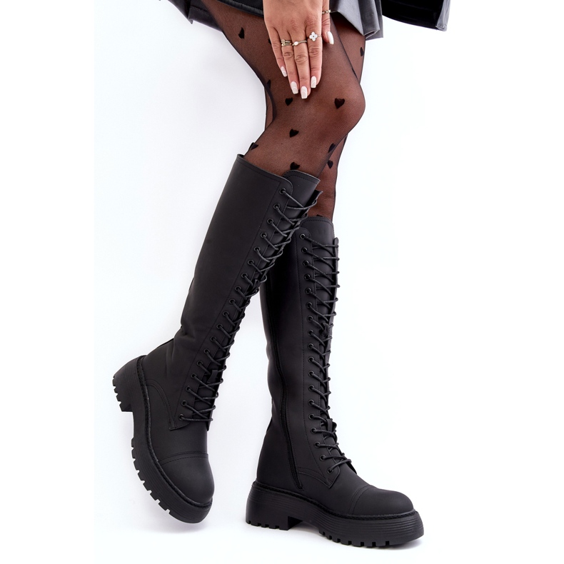 Seastar Black Bergdis Lace-up, Insulated Over-the-Knee Over-the-Knee Boots 3