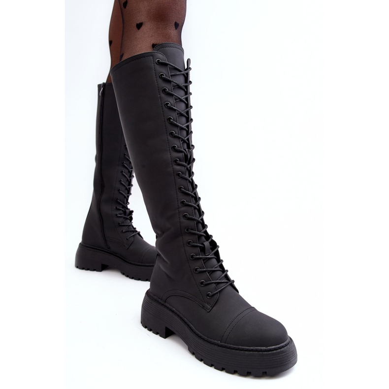 Seastar Black Bergdis Lace-up, Insulated Over-the-Knee Over-the-Knee Boots 4