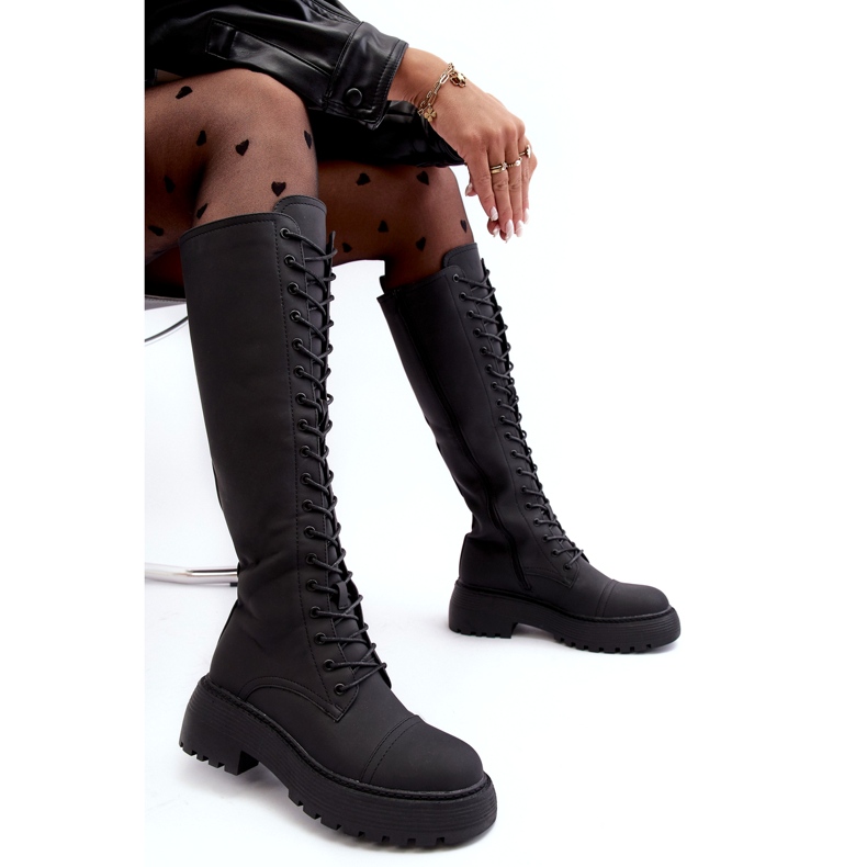 Seastar Black Bergdis Lace-up, Insulated Over-the-Knee Over-the-Knee Boots 5