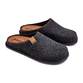 Inblu Men's Preventive Slippers, Dark Gray SI000001 grey 1
