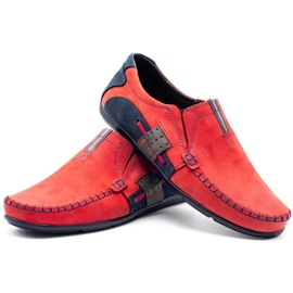 Olivier Men's loafers 834 red 4