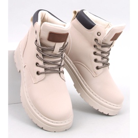 Kellers Beige women's timber boots 1