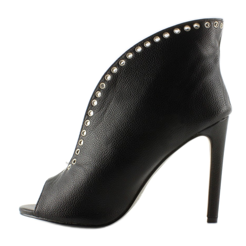Stilettos Booties With Studs Hp-36 Black 1
