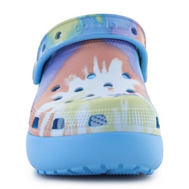 Crocs Classic Tie Dye Cutie Clog 208083-4KT foam slippers blue 1
