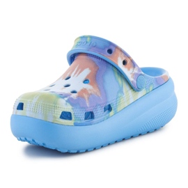 Crocs Classic Tie Dye Cutie Clog 208083-4KT foam slippers blue 2
