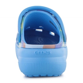 Crocs Classic Tie Dye Cutie Clog 208083-4KT foam slippers blue 3