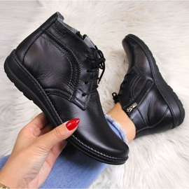 Helios W H612-2A insulated leather boots, black 1