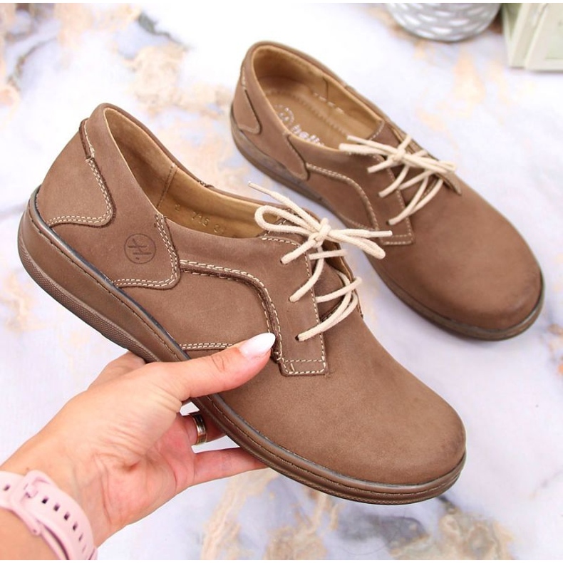 Helios W H715N comfort shoes, beige brown 1 Helios W H715N comfort shoes, beige brown 1