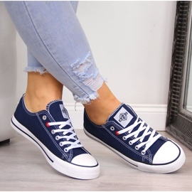 Navy blue sneakers NEWS W EVE8A 2