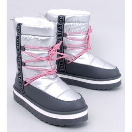 Archie Silver women's snow boots 1