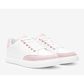 Brighton sneakers in white and pink 1