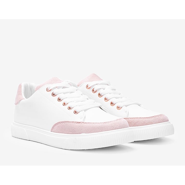 Brighton sneakers in white and pink 1 Brighton sneakers in white and pink 1