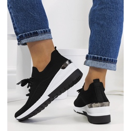 Black sneakers on the wedge Sabelia 2