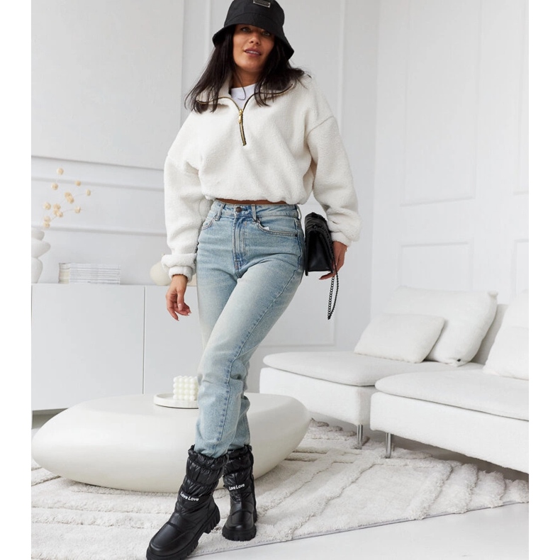 Pulliam black insulated women's snow boots 1