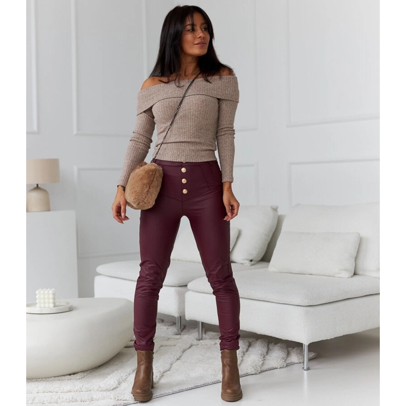 Dark brown low-heeled ankle boots from Layman 1