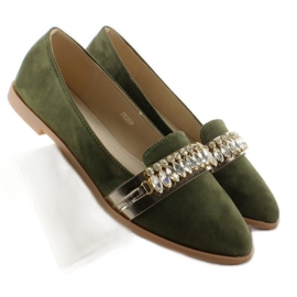 Elegant lords with cubic zirconias JH20P Green 2