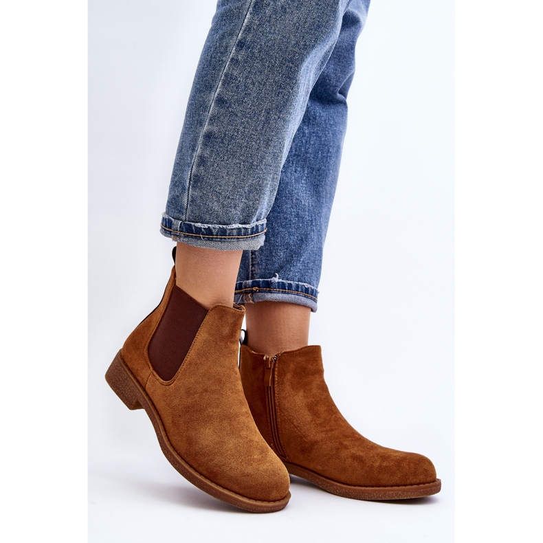 Camel Sawarra Women's Low Chelsea Boots brown 2