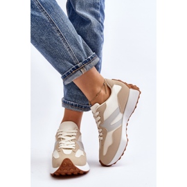 Beige Chloette Women's Sports Shoes 1