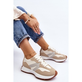 Beige Chloette Women's Sports Shoes 2
