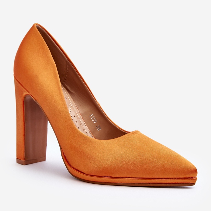 Orange Piatti high heel pumps 1 Orange Piatti high heel pumps 1