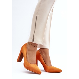 Orange Piatti high heel pumps 2 Orange Piatti high heel pumps 2