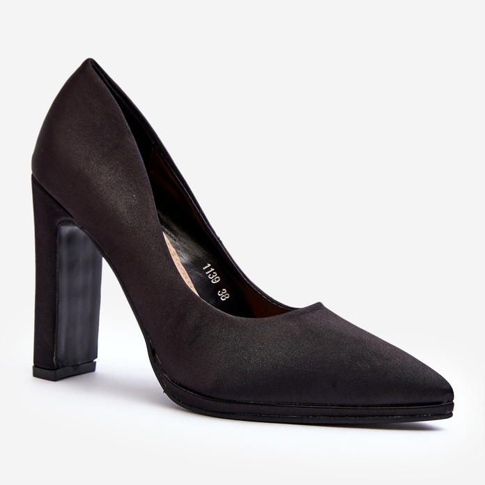 Black Piatti high heel pumps 2