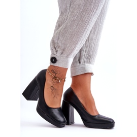 Pumps On Massive Heels Black 1
