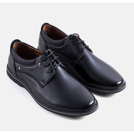 Toni men's black brogues 1