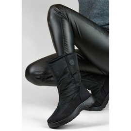 Warm high comfort boots, winter snow boots black 1