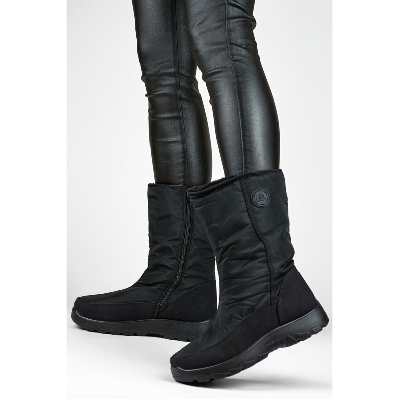 Warm high comfort boots, winter snow boots black 2 Warm high comfort boots, winter snow boots black 2