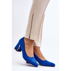 Blue Stelloria high heel pumps 2