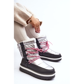 Women's Snow Boots With Silver Lilar Lacing 1 Women's Snow Boots With Silver Lilar Lacing 1