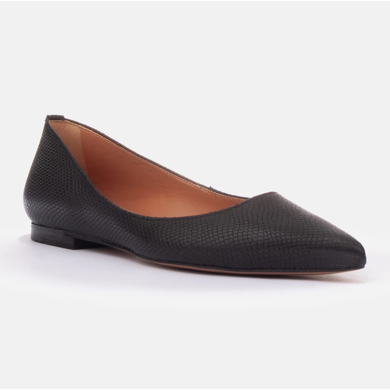 Marco Shoes Subtle leather ballet flats black 1
