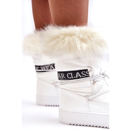 Seastar Women's Lace-Up Snow Boots White 2