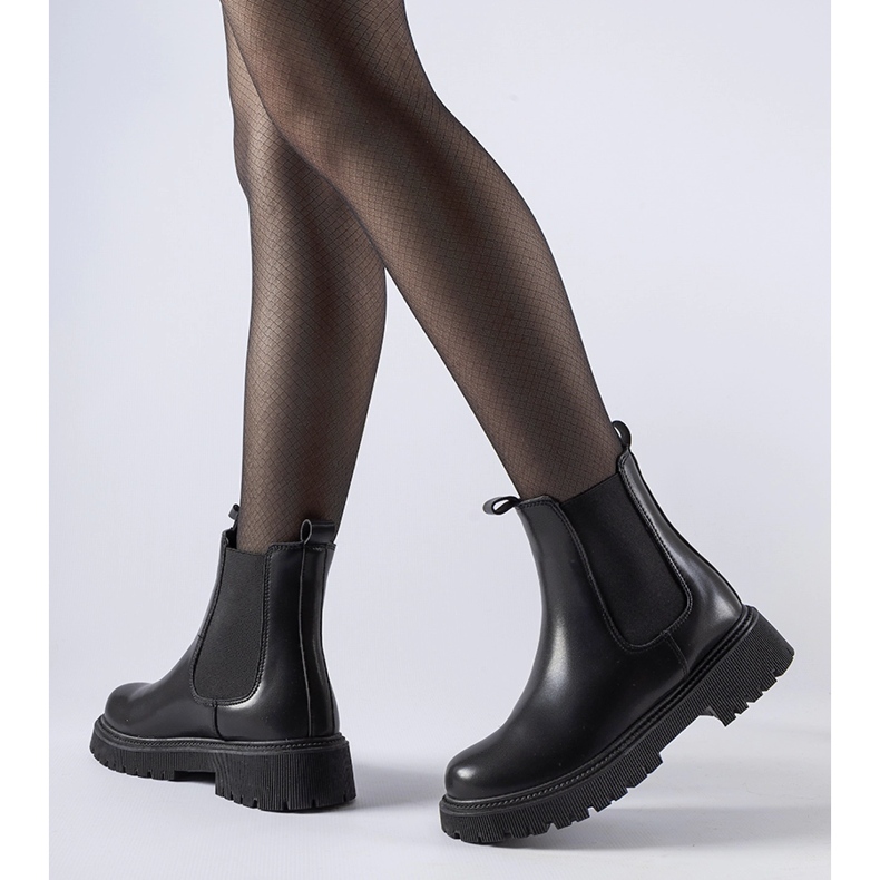 Black insulated classic Edgar slip-on ankle boots 1