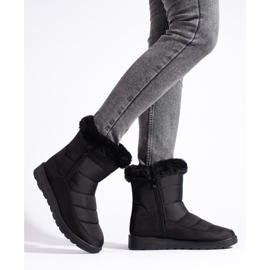 W. Potocki Black women's snow boots by Potocki 1