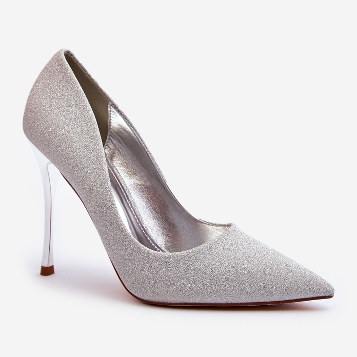 Stacey Strappy Silver Sparkly Open Toe Heels – PAZZION AUSTRALIA