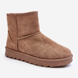 Women's Khaki Lizio Fur-Insulated Snow Boots beige 1